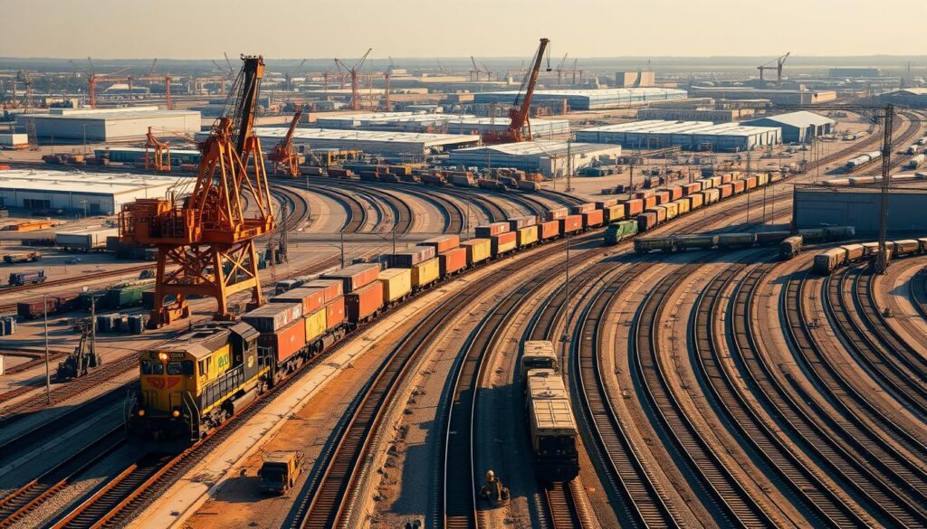 Rail freight transport